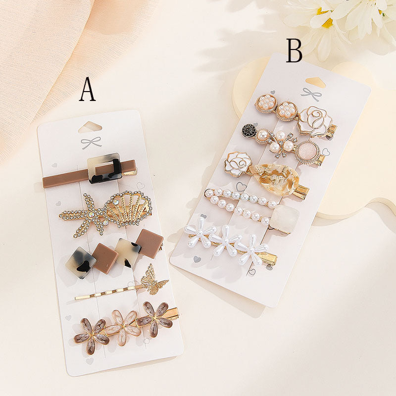 High Sense Barrettes Korean Simple Side Forehead Hairpin Hair Clip Girl Fringe Clip Headdress - Hair Your Lux