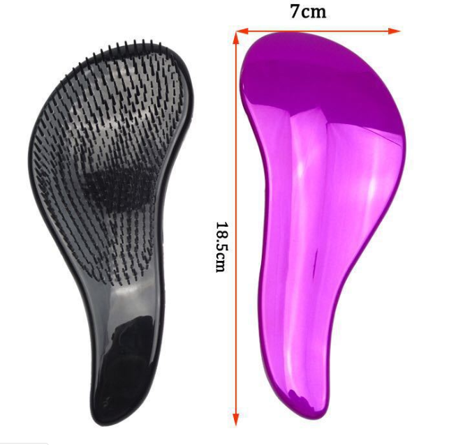 Glide Thru Detangler Hair Brush, Brush for Wet, Dry, Curly, and Straight Hair, Perfect Stocking Fillers - Detangler Brush - Detangle Hairbrush for Women, Adults & Kids - Hair Your Lux