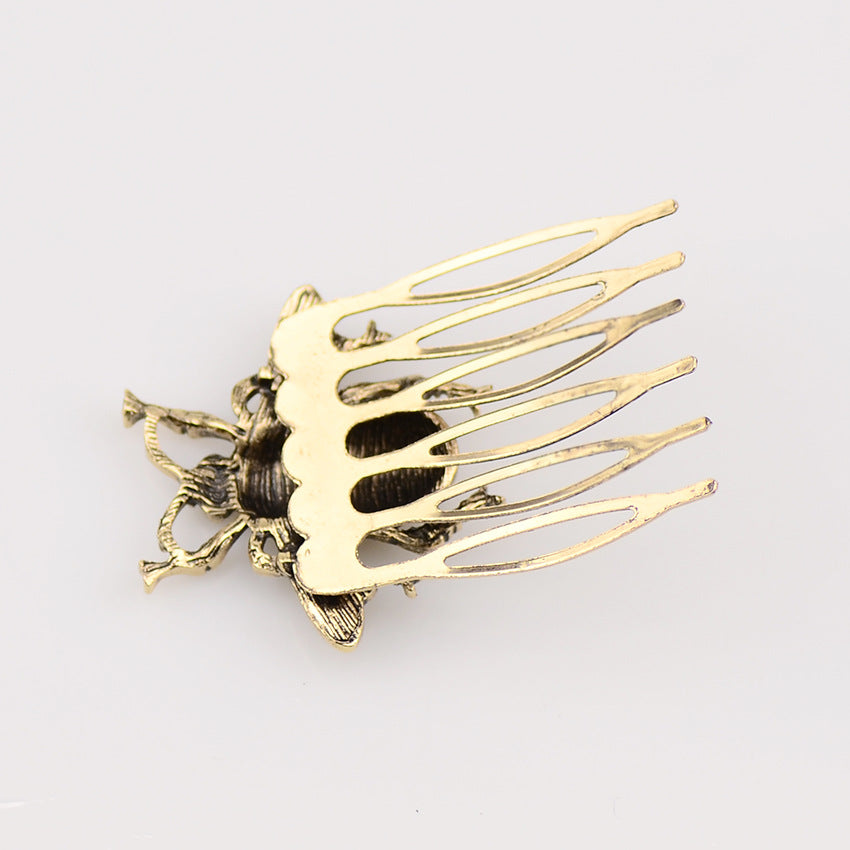 Bumble Bee Antique Insert Hairpin Comb - Hair Your Lux