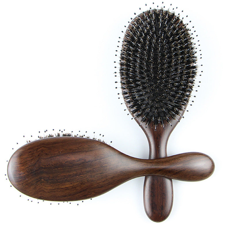 Boar Bristle Ebony Air Cushion Hair Brush