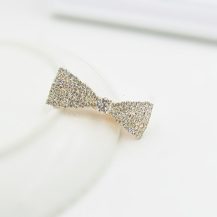 Korean Hair Accessories Rhinestone Bangs Clip - Hair Your Lux