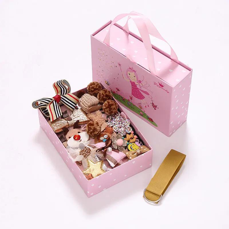 24PCS Bow head rope hair clip hair ring hair accessories set Hair Your Lux