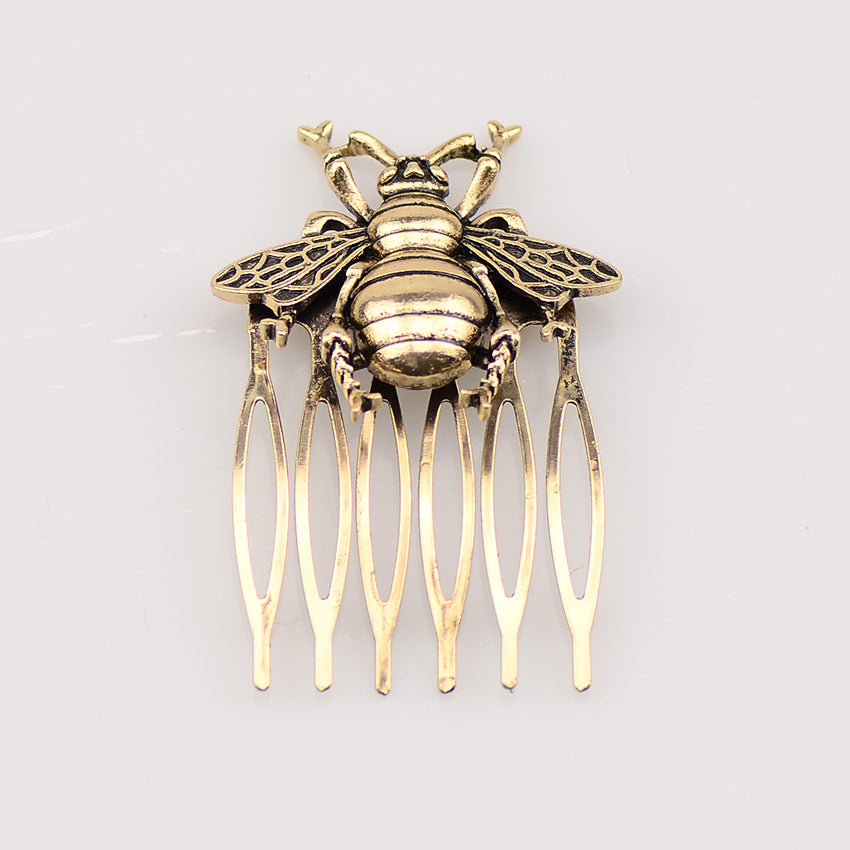 Bumble Bee Antique Insert Hairpin Comb - Hair Your Lux