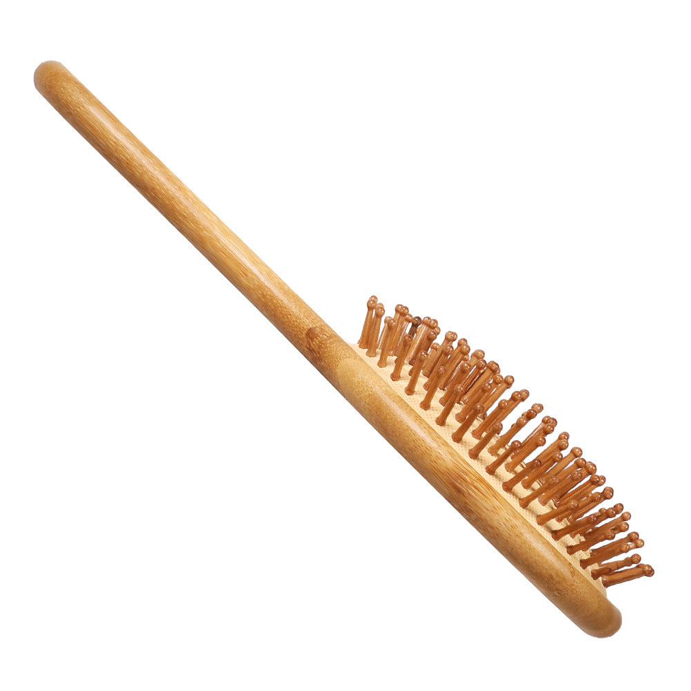 Massaging Bamboo Bristle Hair Brush - Hair Your Lux