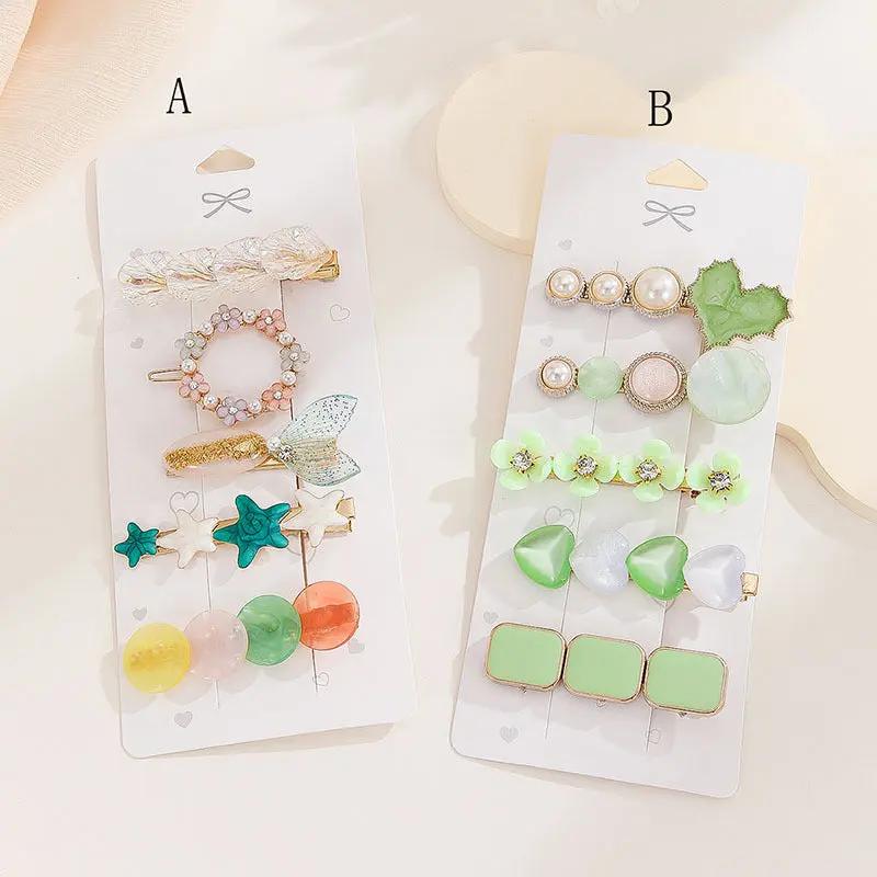 High Sense Barrettes Korean Simple Side Forehead Hairpin Hair Clip Girl Fringe Clip Headdress - Hair Your Lux