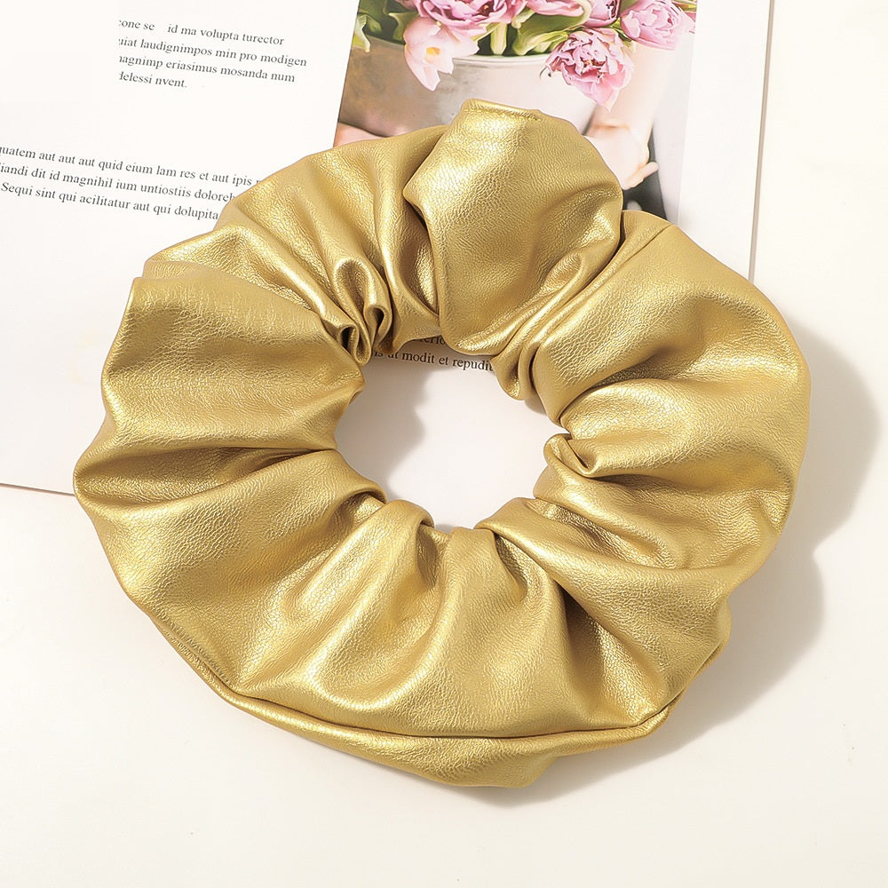 Ponytail New PU Large Intestine Hair Ring - Hair Your Lux