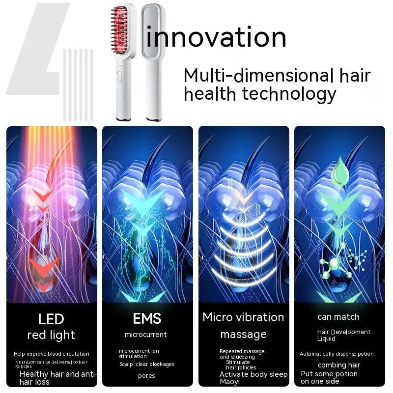 Scalp Massaging Hair Brush With Built In Treatment Applicator - Hair Your Lux