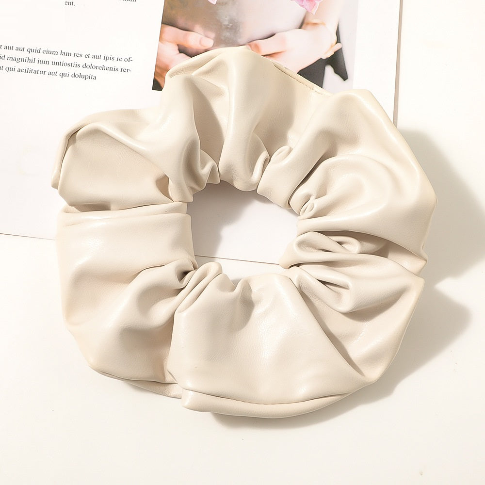 Ponytail New PU Large Intestine Hair Ring - Hair Your Lux