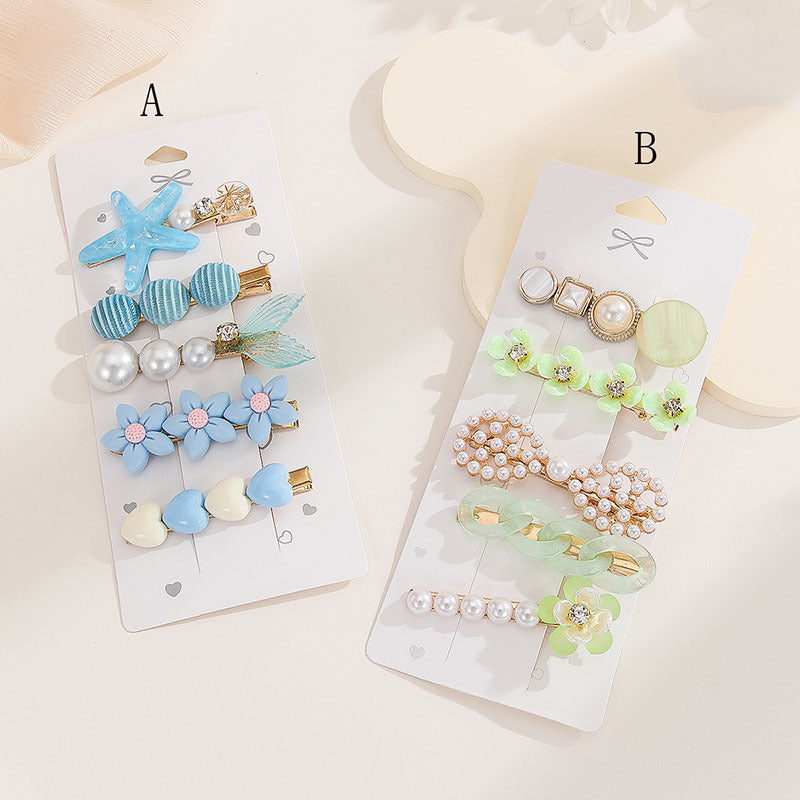 High Sense Barrettes Korean Simple Side Forehead Hairpin Hair Clip Girl Fringe Clip Headdress - Hair Your Lux