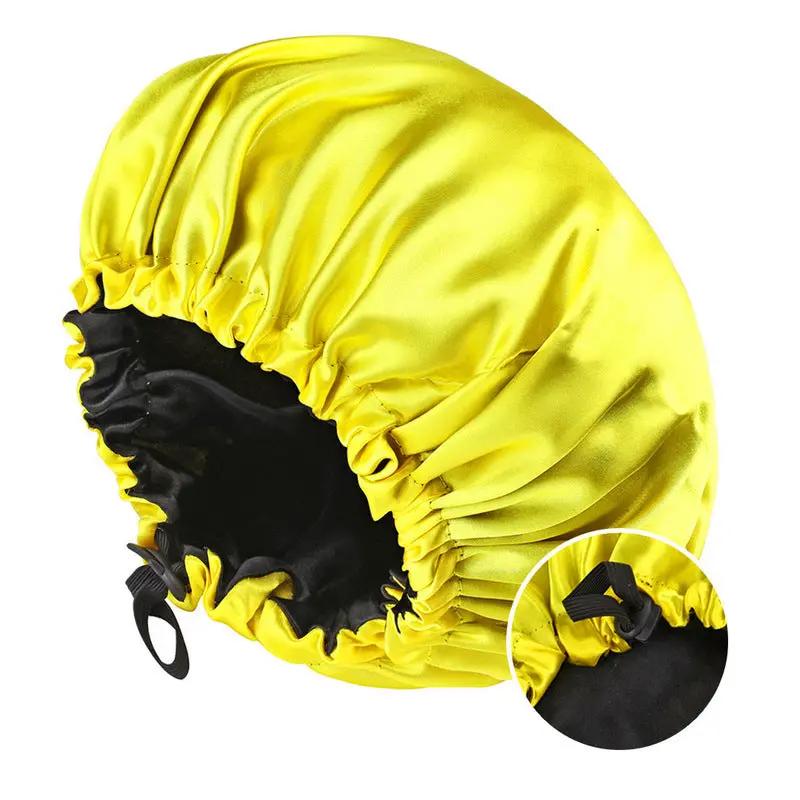 Double-layer Satin Haircare Protective sleeping Hat Hair Your Lux