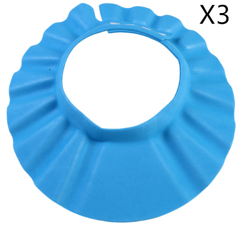 Baby Shower Cap Adjustable Waterproof Bathing Visor Cap, Soft Shower Bathing Eye Protection Hat - Hair Your Lux