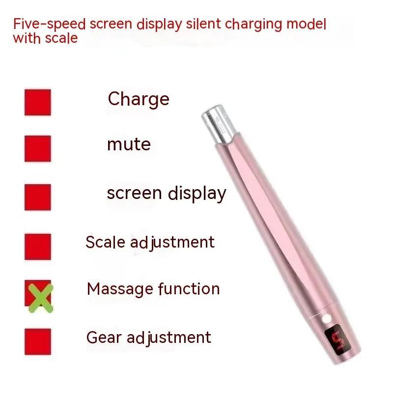 Nano Electric Microneedle Inductive Therapeutical Instrument Roller Microcrystalline Pen Hair Your Lux