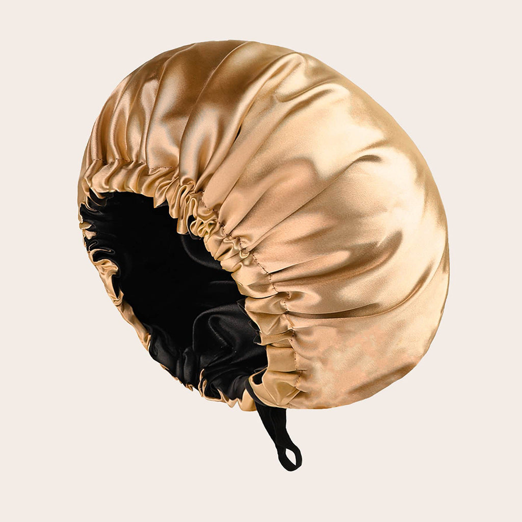 Double-layer Satin Sleeping Hat