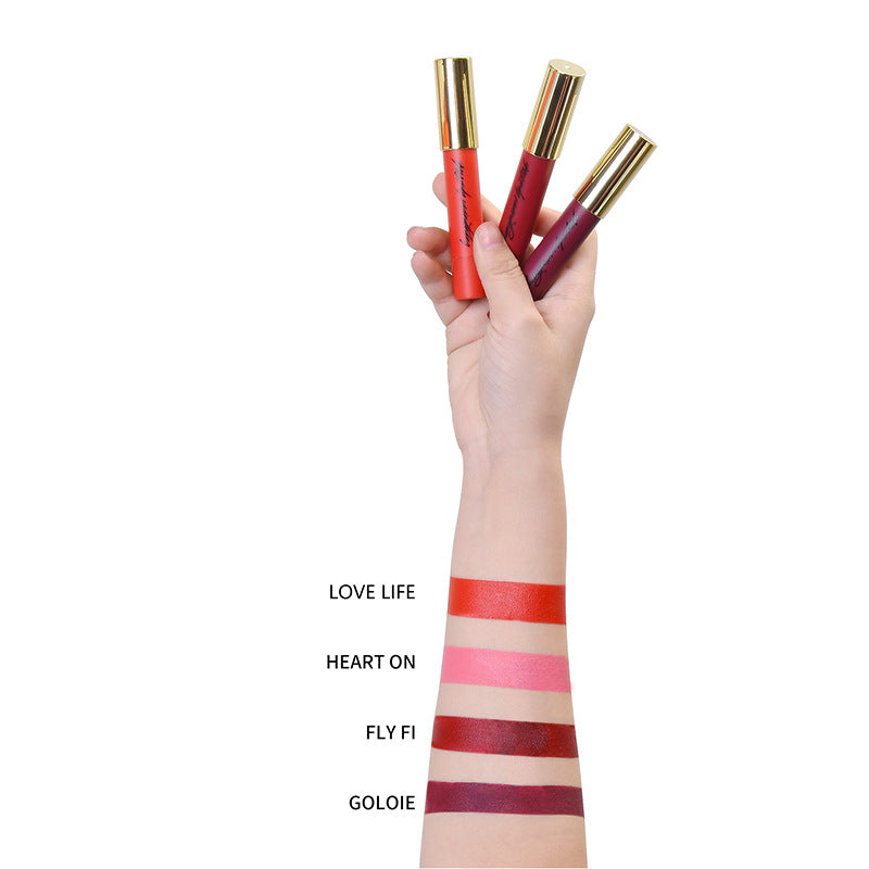 Four Lipstick Set Matte Moisturizing Lipstick Pen - Hair Your Lux