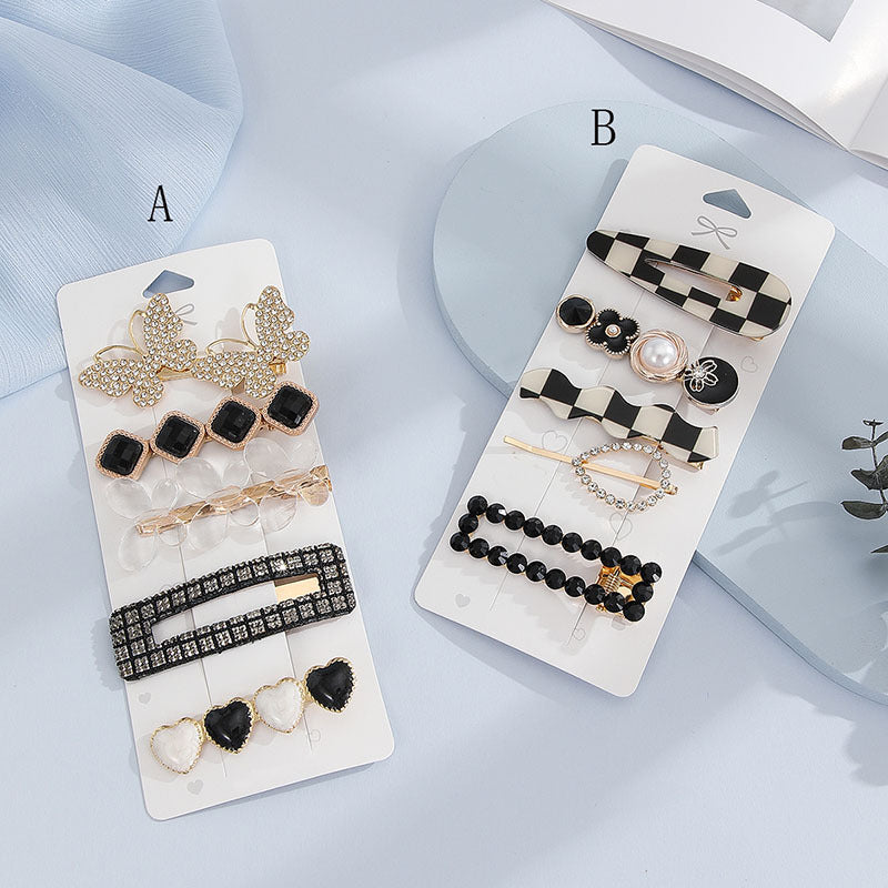 High Sense Barrettes Korean Simple Side Forehead Hairpin Hair Clip Girl Fringe Clip Headdress - Hair Your Lux