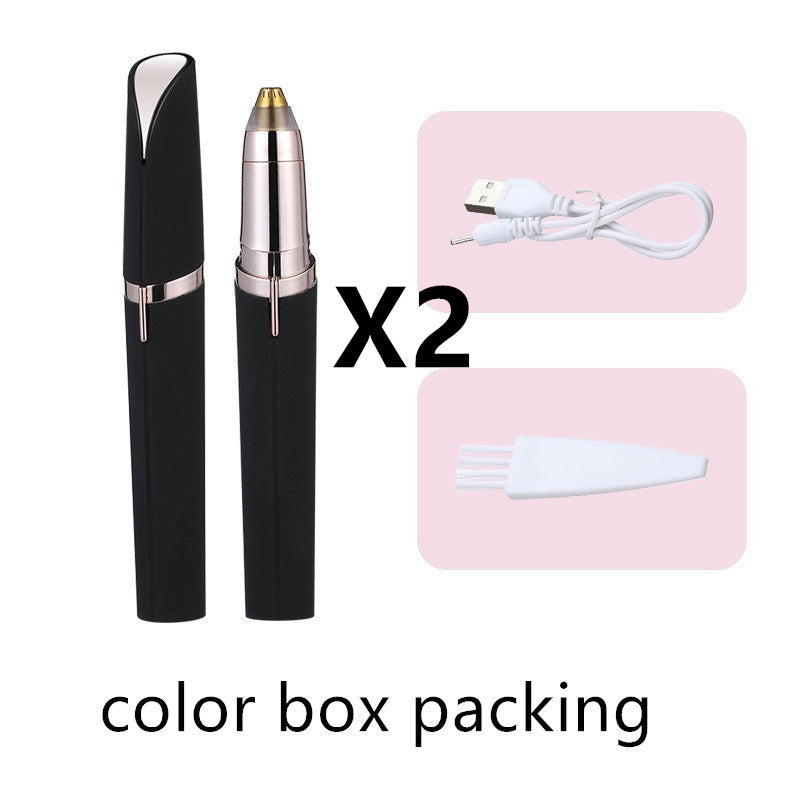Eyebrow Epilator Maquiagem Profissional Completa Trymer Do Brwi Eye Brow Trimmer For Rasoir Visage Femme Make Up Eye Brow Shaper - Hair Your Lux
