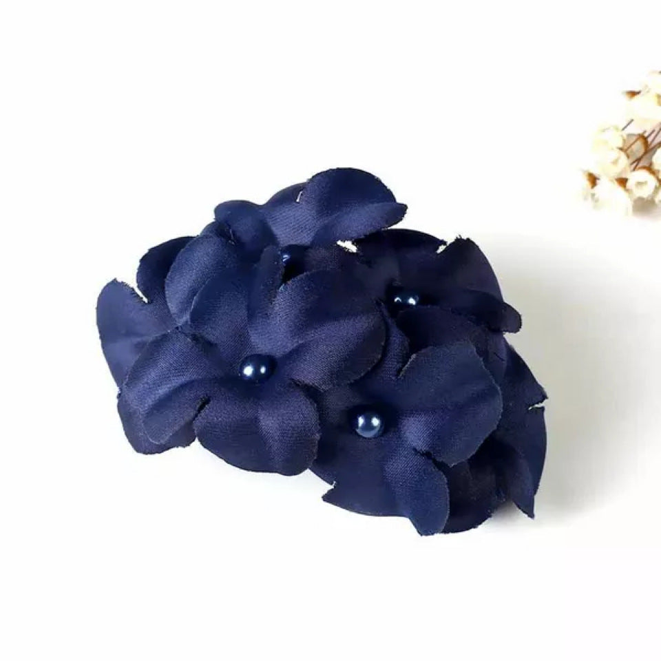 Ladies Handmade Fabric Six Flower Hair Accessories - Hair Your Lux