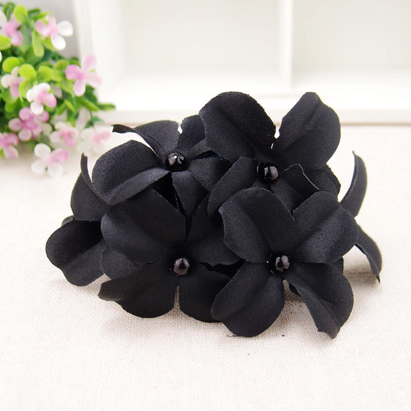 Ladies Handmade Fabric Six Flower Hair Accessories - Hair Your Lux