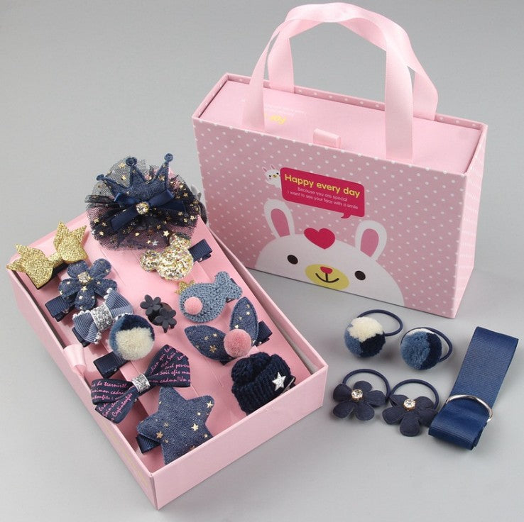 Children's Clip Hair Accessories Set Gift Box - Hair Your Lux