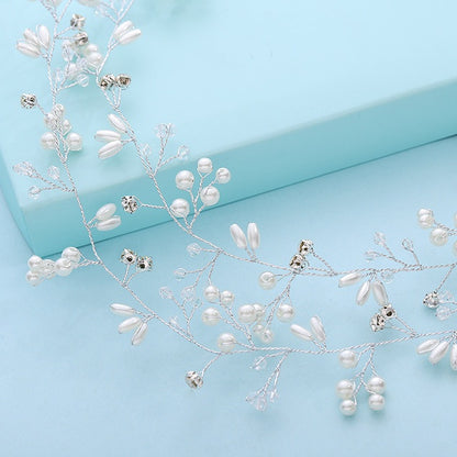 Wedding Hair Crystal Pearl Accessories for Weddings Theater any other events