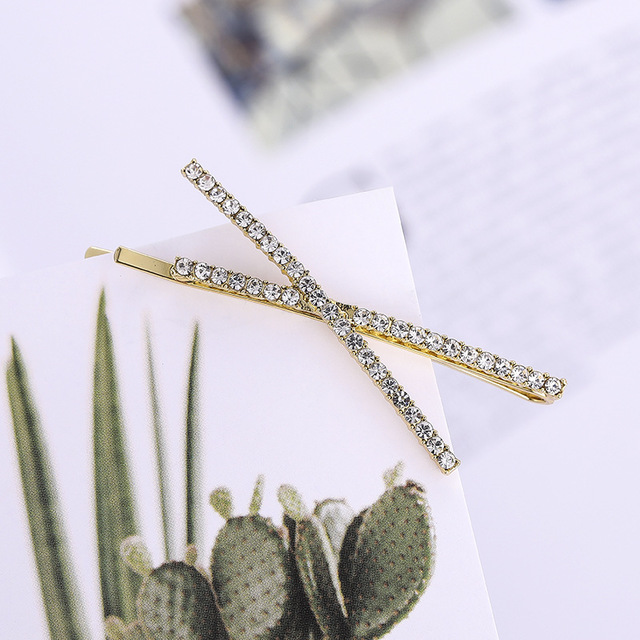 Wild rhinestone hair clip - Hair Your Lux