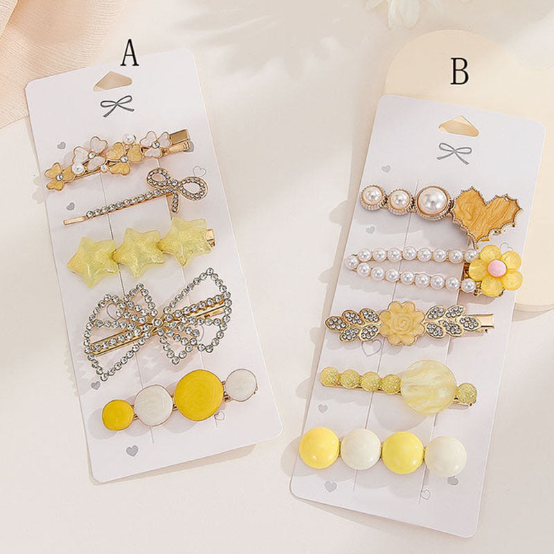 High Sense Barrettes Korean Simple Side Forehead Hairpin Hair Clip Girl Fringe Clip Headdress - Hair Your Lux