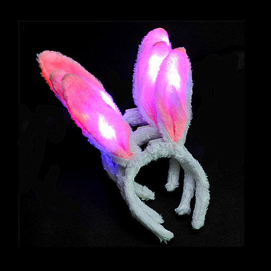 Luminous plush rabbit ears