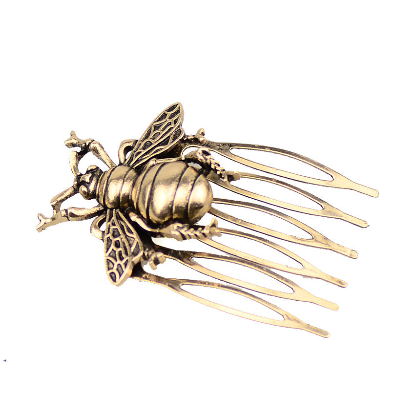 Bumble Bee Antique Insert Hairpin Comb - Hair Your Lux