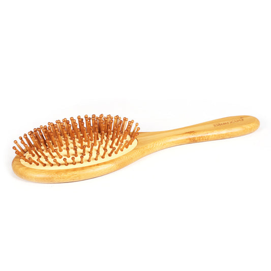 Massaging Bamboo Bristle Hair Brush - Hair Your Lux