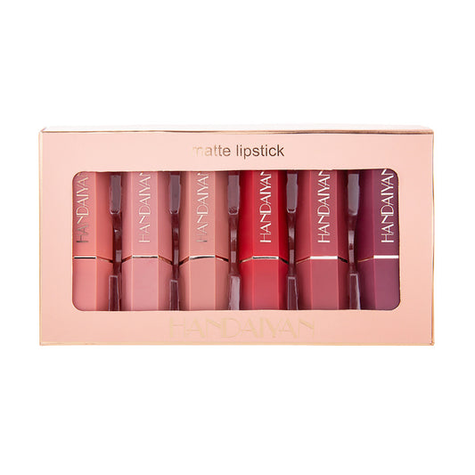 Matte Matte Lipstick Gift Box Set Non-stick Cup Lipstick Lipstick - Hair Your Lux