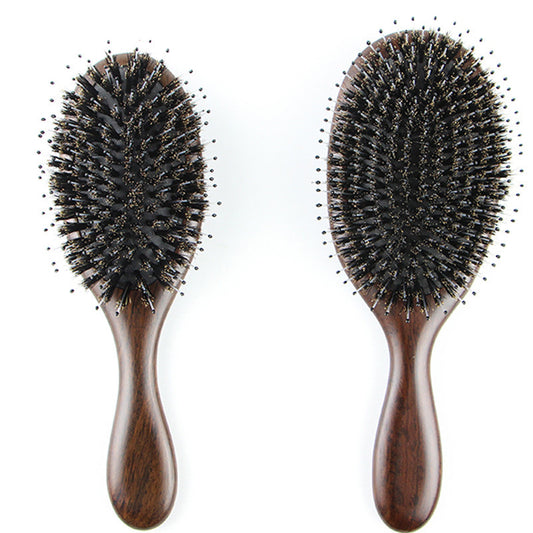 Boar Bristle Ebony Air Cushion Hair Brush