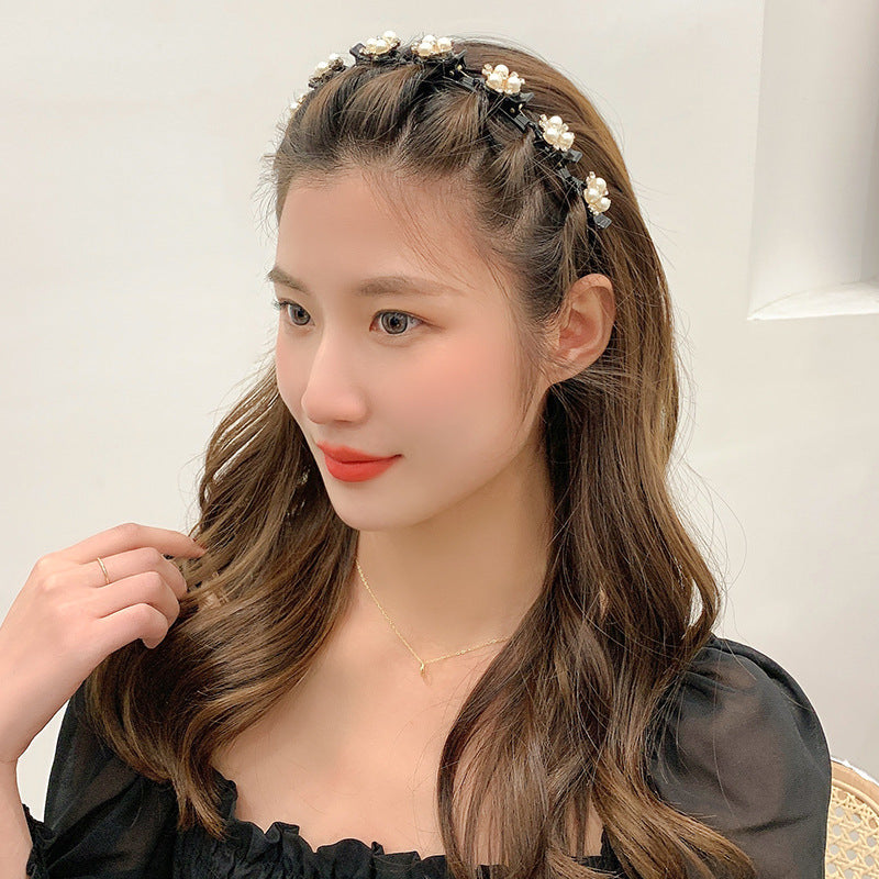 Lazy Braided Hair Clip Press Hair Wash Face Headband - Hair Your Lux