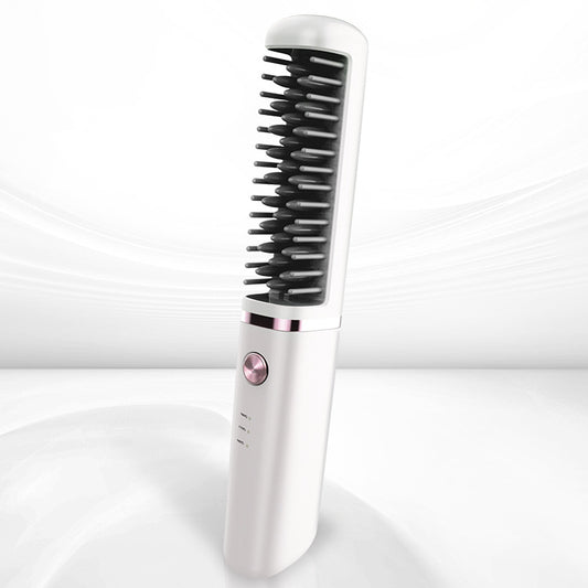 USB Rechargeable Hair Straightener Comb - Hair Your Lux