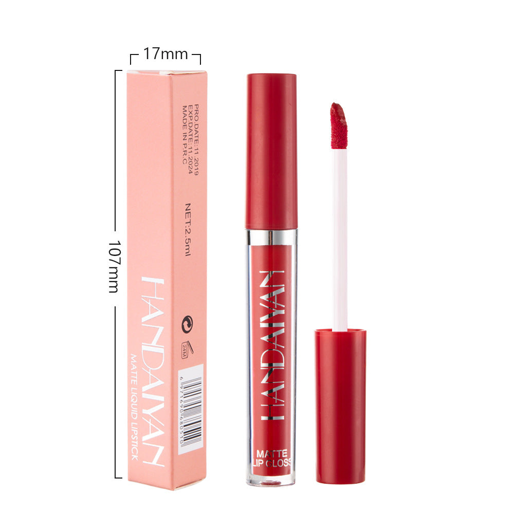 Matte Non-stick Cup Lip Gloss, Non-fading Matte Liquid Lipstick - Hair Your Lux