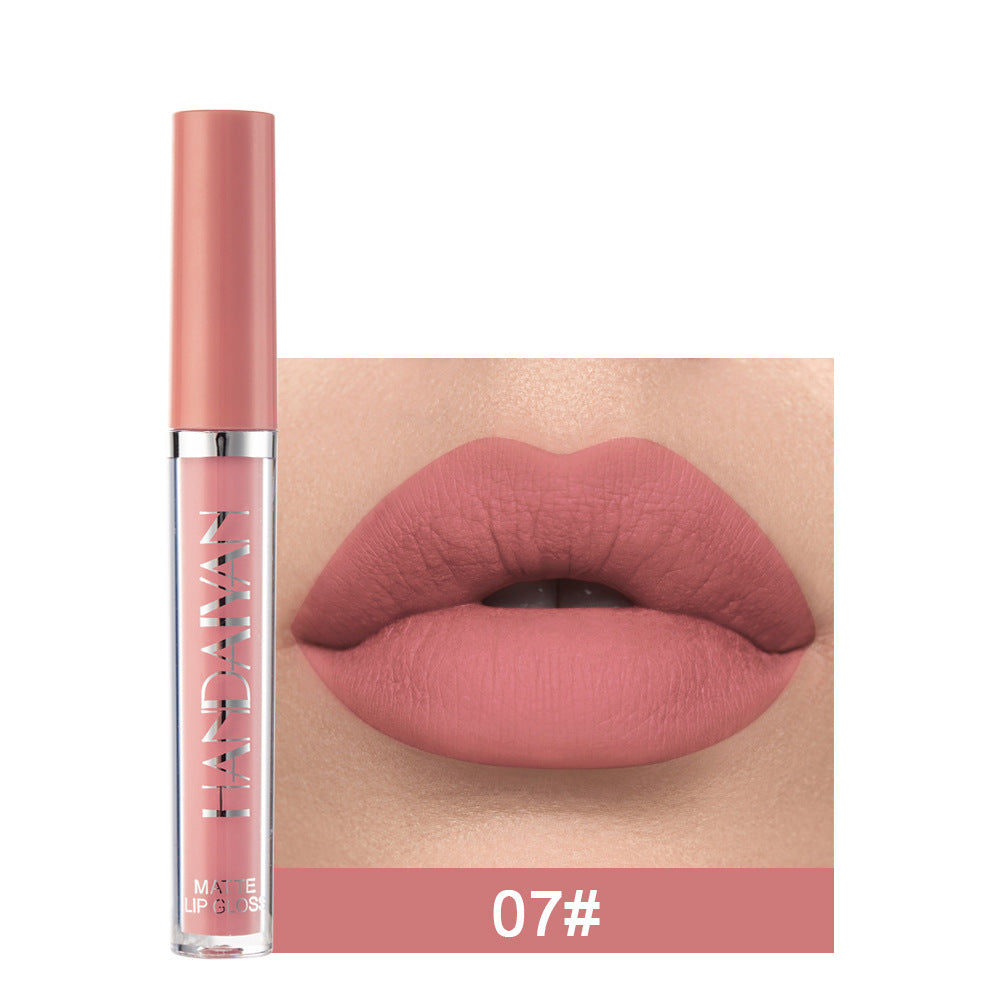 Matte Non-stick Cup Lip Gloss, Non-fading Matte Liquid Lipstick - Hair Your Lux