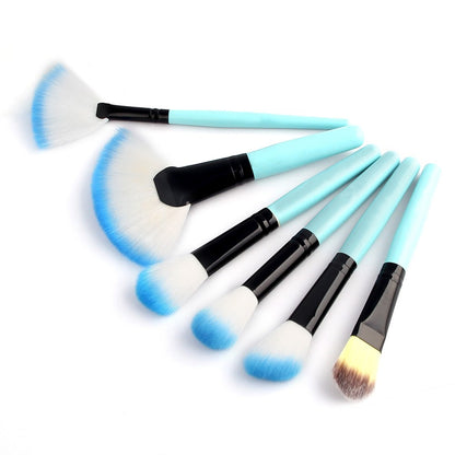 Professional 32Pcs Makeup Brush Foundation Eye Shadows Powder Blue Make Up Brushes Tools Cosmetic Bag pincel maquiagem Brushes - Hair Your Lux