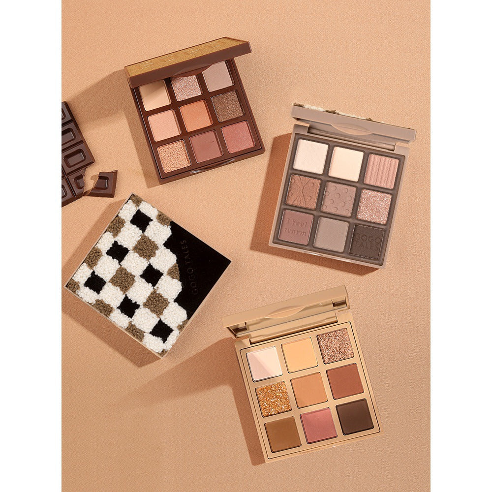 Gold Foil Chocolate Eye Shadow Plate Beginner - Hair Your Lux