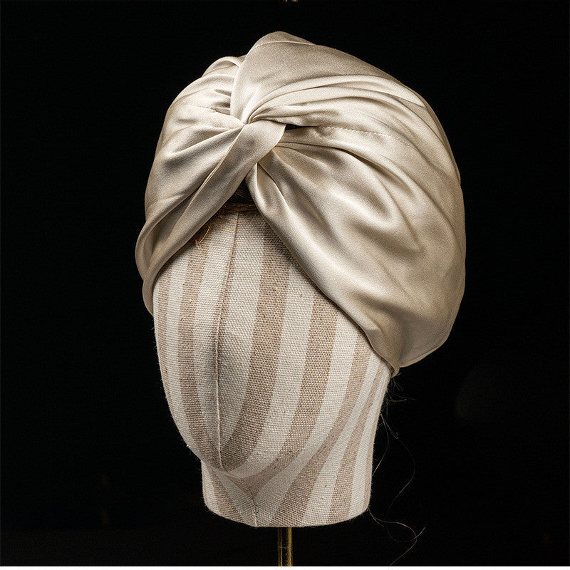 Double-layer Twisted Silk Home Cap