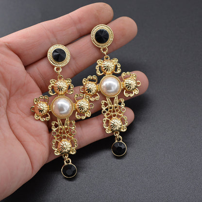 Vintage Baroque Court Earrings For Women - Hair Your Lux