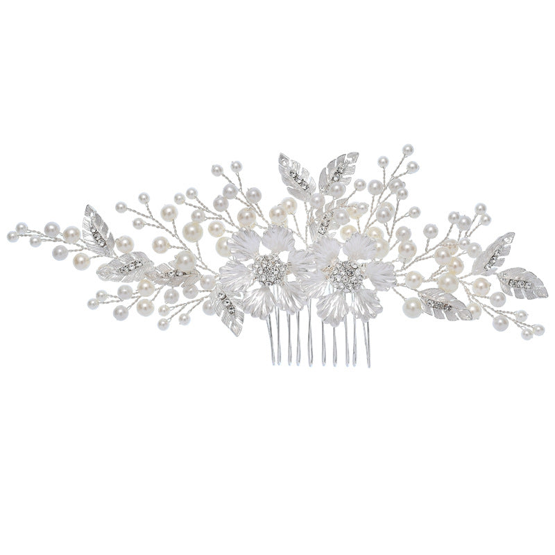 Handmade Wedding Accessory Pearl Hair Comb - Hair Your Lux