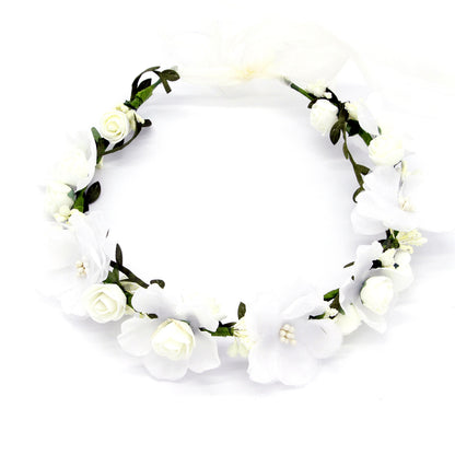 Simulation Garland Headdress Hair Accessories Seaside Holiday Head Flower - Hair Your Lux