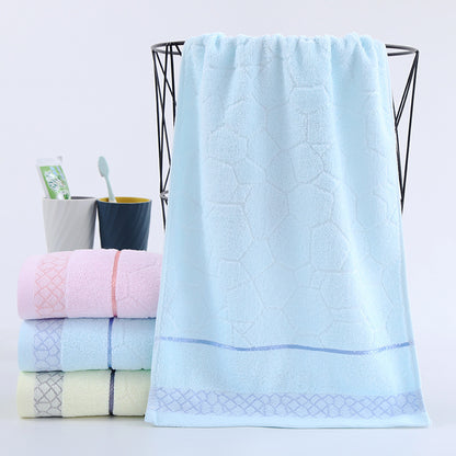 Simple Three-piece Water Cube Towel Set - Hair Your Lux