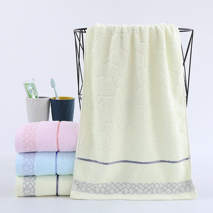 Simple Three-piece Water Cube Towel Set - Hair Your Lux