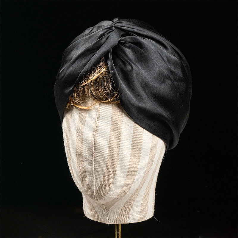 Double-layer Twisted Silk Home Cap