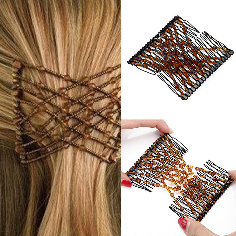 Variety hair comb hair styling wire hair styling beaded magic hair comb styling comb wholesale - Hair Your Lux