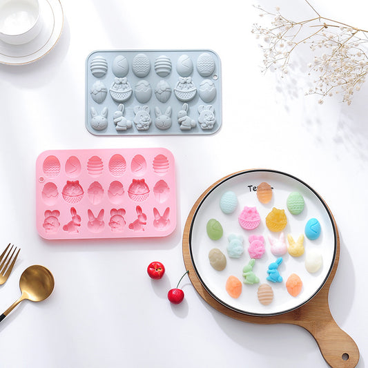 Silicone 18 Even Rejuvenating Device Rabbit Chocolate Mold