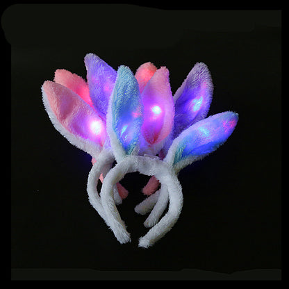 Luminous plush rabbit ears