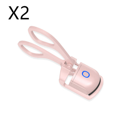 Heated Eyelash Curler Electric Temperature Control Mini Eyelash Curler Electric Portable Charging - Hair Your Lux