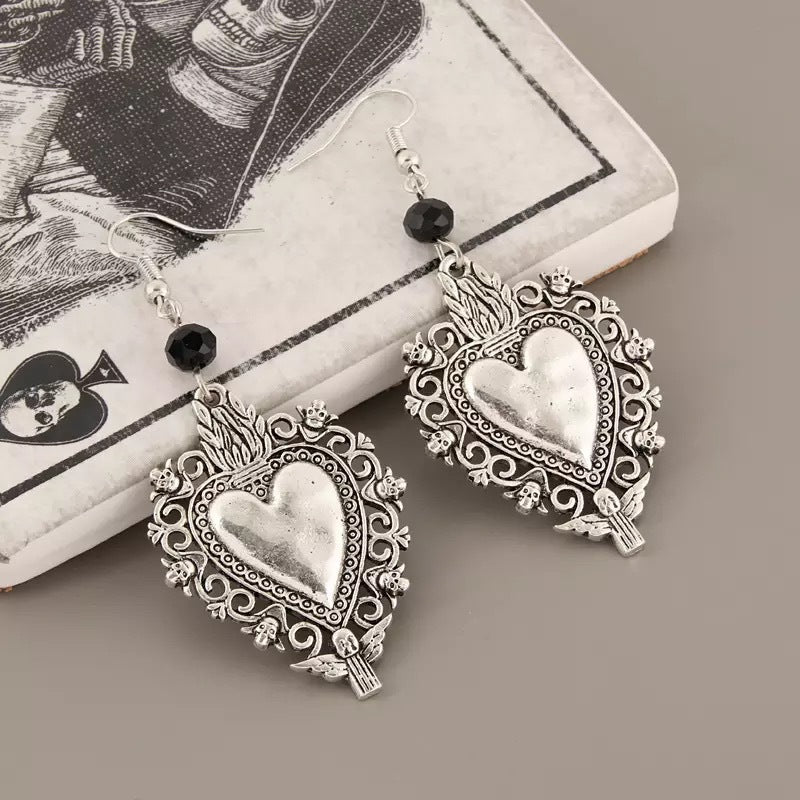 Retro Love Fashion Punk Style Jewelry Earrings For Men And Women - Hair Your Lux