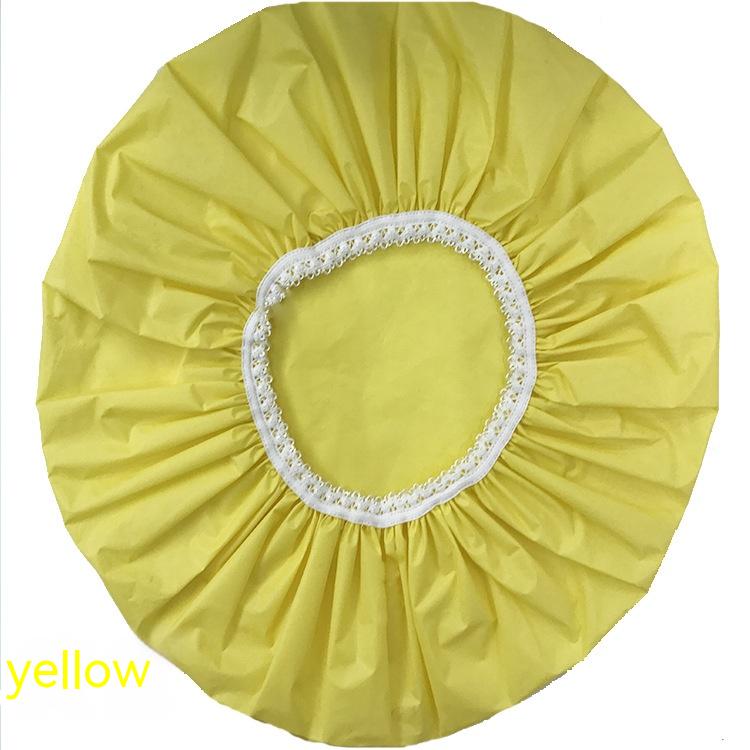 Solid Color Shower Cap Single Layer Plastic Dustproof Shower Cap Home Practical Shower Cap Kitchen Lampblack Cap Manufacturer - Hair Your Lux